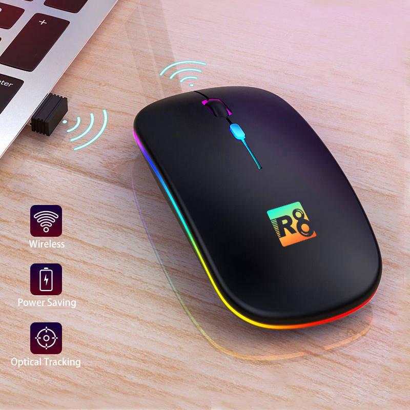 R8 Oplaadbare Draadloze Laptop Muis - Afbeelding 6